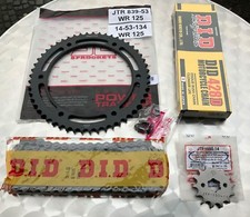 Kit catena DID Yamaha WR 125 R/X, WR125, '09-17, 14-53-132, kit catena, DE07