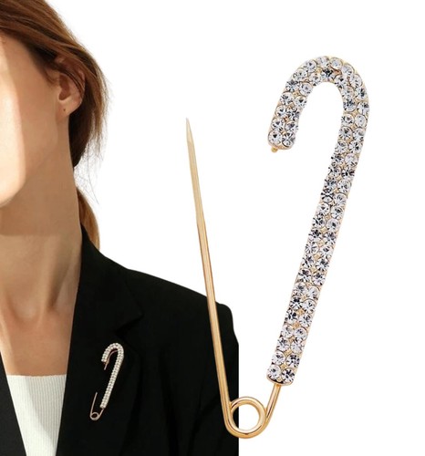 Spilla con zirconi - ,