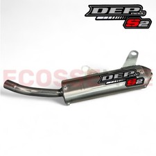 Yamaha YZ250 2002-2020 DEP Silenziatore Marmitta Ovale Coda Lattina Tubo Corto