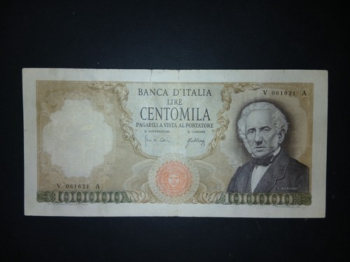 100000 lire manzoni - 100000,
