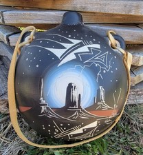 Mensa in argilla dipinta e