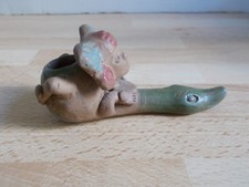 Piccola Pipa IN Ceramica Stile Art Primitivo