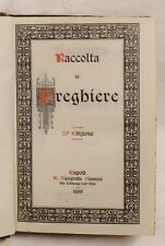 old book LIBRO ANTICO RACCOLTA