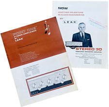 RARISSIMO LEAK Stereo Pre & Amplificatore di Potenza Volantino Point One Varislope 20 30 60