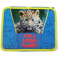 WWF Boy Astuccio 2 Zip Maxi Completo 62 pz Cancelleria + Omaggio Set 7 pz