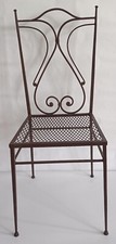 sedia in ferro battuto