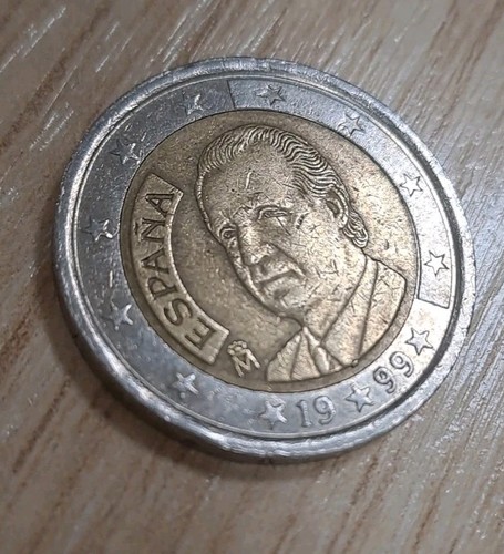 Moneta euro 1999 re juan - moneta, 1999,