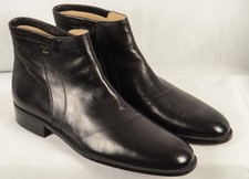 Bally Rilievo Italian Grained Leather Ankle Boots Men’s Size 10 10B – Black