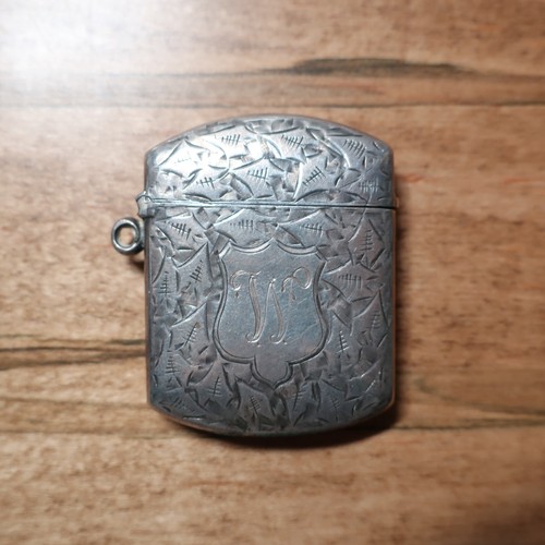 Antique sterling silver match - antique,