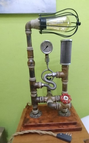 Lampada tavolo industriale - tavolo,