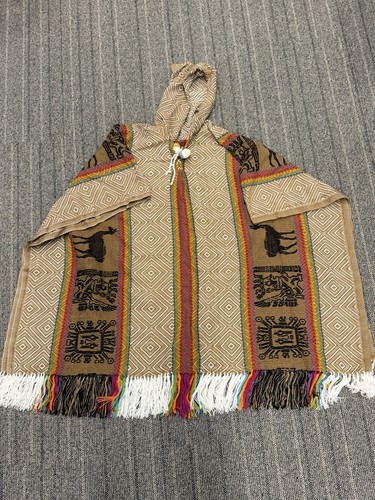 Autentico poncho boliviano con