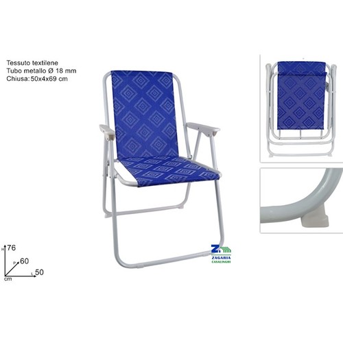 Sedia relax pieghevole - sedia,