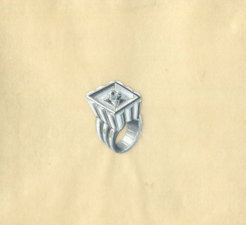 Anello con diamanti gioielli