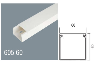 Canalina passacavi pvc mm - passacavi, in