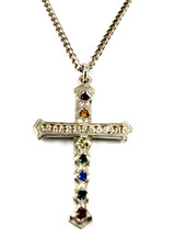 Collana croce colore - croce,