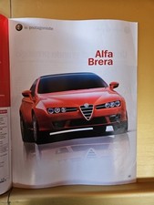 Scheda Alfa Romeo Brera 3.2 Jts V6 Q4 Allegato Al Modello In Scala Leggi Info 