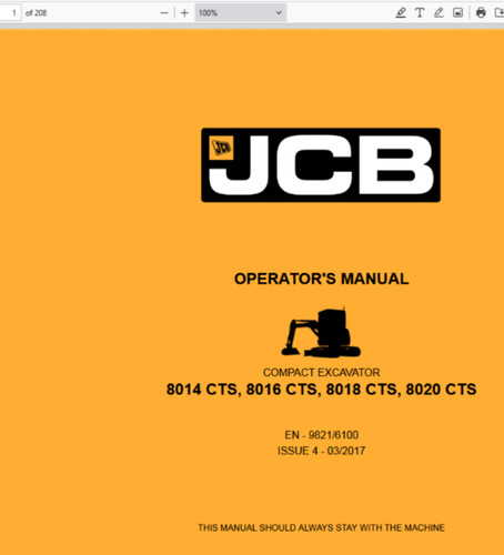Jcb 8014 8016 - jcb,