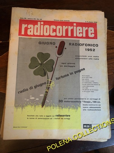 Radiocorriere 1952 ed - n°23,