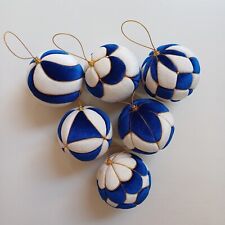 Addobbi Natalizi Palle Albero di Natale Fatte A Mano Patchwork decorazioni