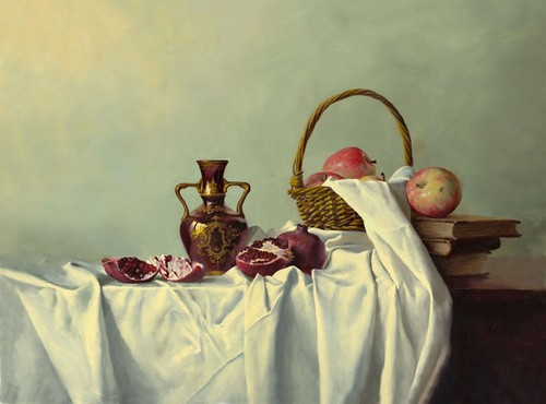Splendido quadro olio natura
