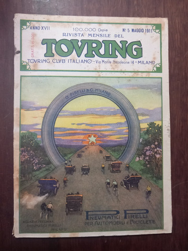 Rivista mensile touring club - rivista,