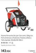 PawHut B4-0003-007 Rimorchio