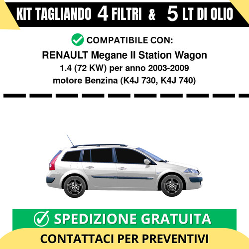 Tagliando per renault megane - tagliando,