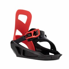 Attacco snowboard K2 Mini Turbo bambini freestyle attacco snowboard nero rosso