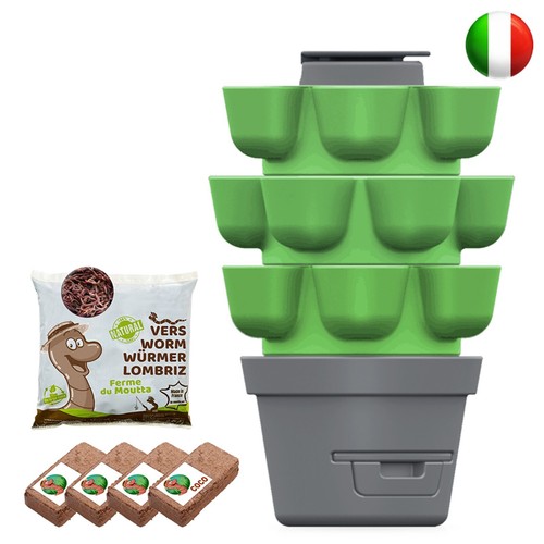 Wormgarden verde livelli - wormgarden,