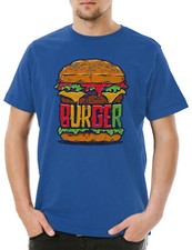 T-shirt uomo hamburger