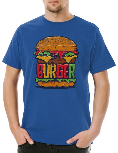 Shirt uomo hamburger - t-shirt,