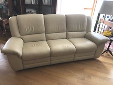 Divano 3 posti vera pelle