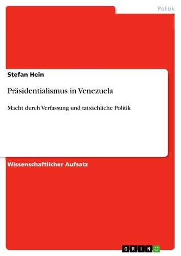 Präsidentialismus - , in