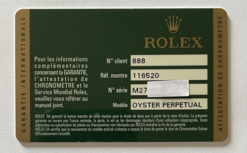 Warranty guarantee rolex - guarantee,
