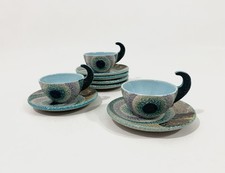 Set 3 tazzine e piattini