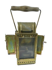 ANTICA LANTERNA DA FERROVIERE