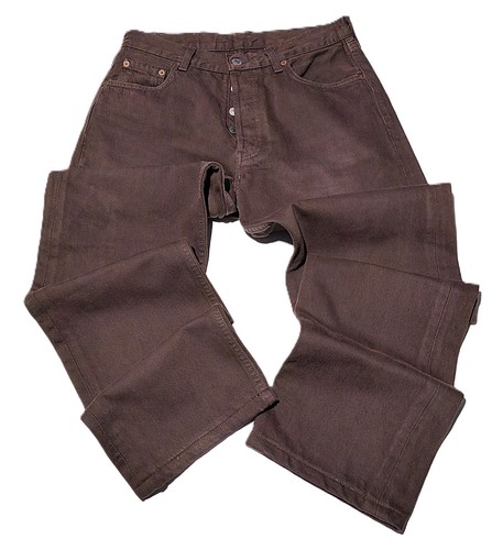 Levi 501 vintage brown jeans - brown,