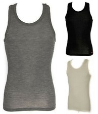 Canottiera uomo spalla larga WSK RAGNO articolo 601592 lana e seta