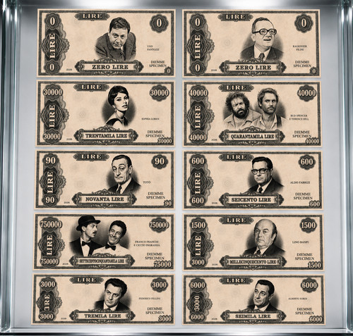 Banconote collezione lira - banconote,