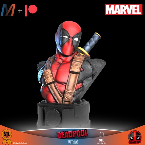 Deadpool busto marvel figure - busto,