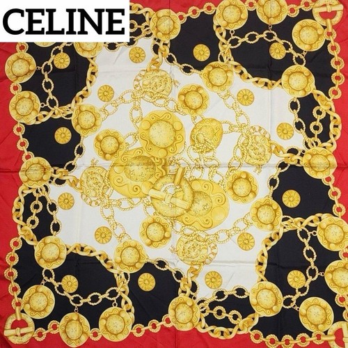 Sciarpa seta celine rossa - sciarpa,