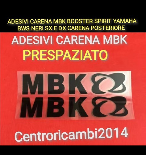 Adesivi carena mbk booster - carena,
