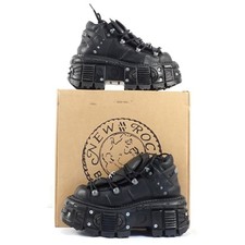 Stivaletti neri unisex nuovi