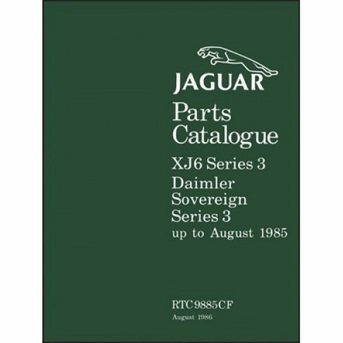 Catalogo ricambi jaguar - catalogo, xj6