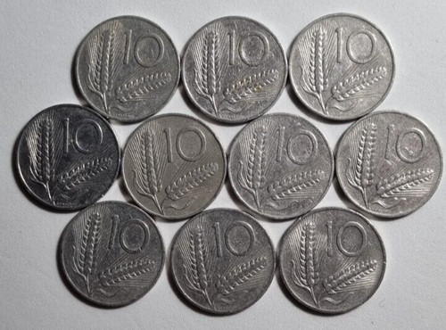 Lire 1955 lotto - -, monete