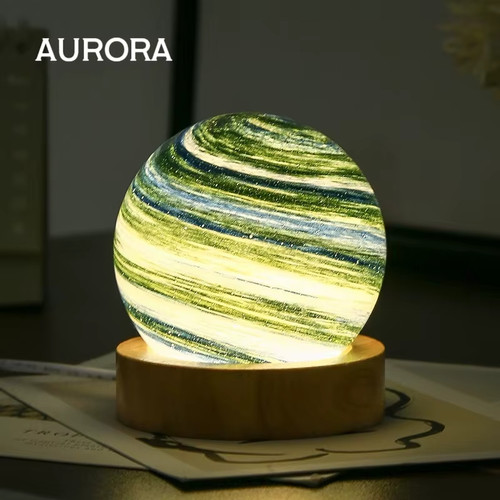 Lampada vetro lunare - lampada,