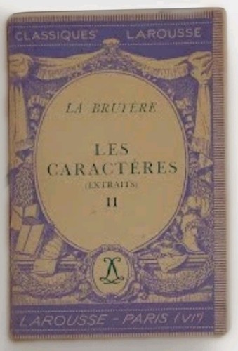 Les caracteres extraits - caracteres,
