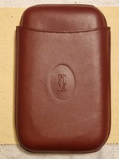 Les Must de Cartier – Portasigari in pelle, vintage anni ’80