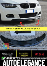 ⭐0692 ⭐SOTTO PARAURTI SPLITTER  ADATTO PER BMW SERIE 3 E92 E93  M SPORT ABS⭐