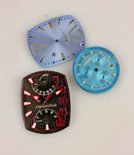 Lotto 3 Quadranti Per Orologio Chronotech Varie Misure Usati Parti Di Ricambio